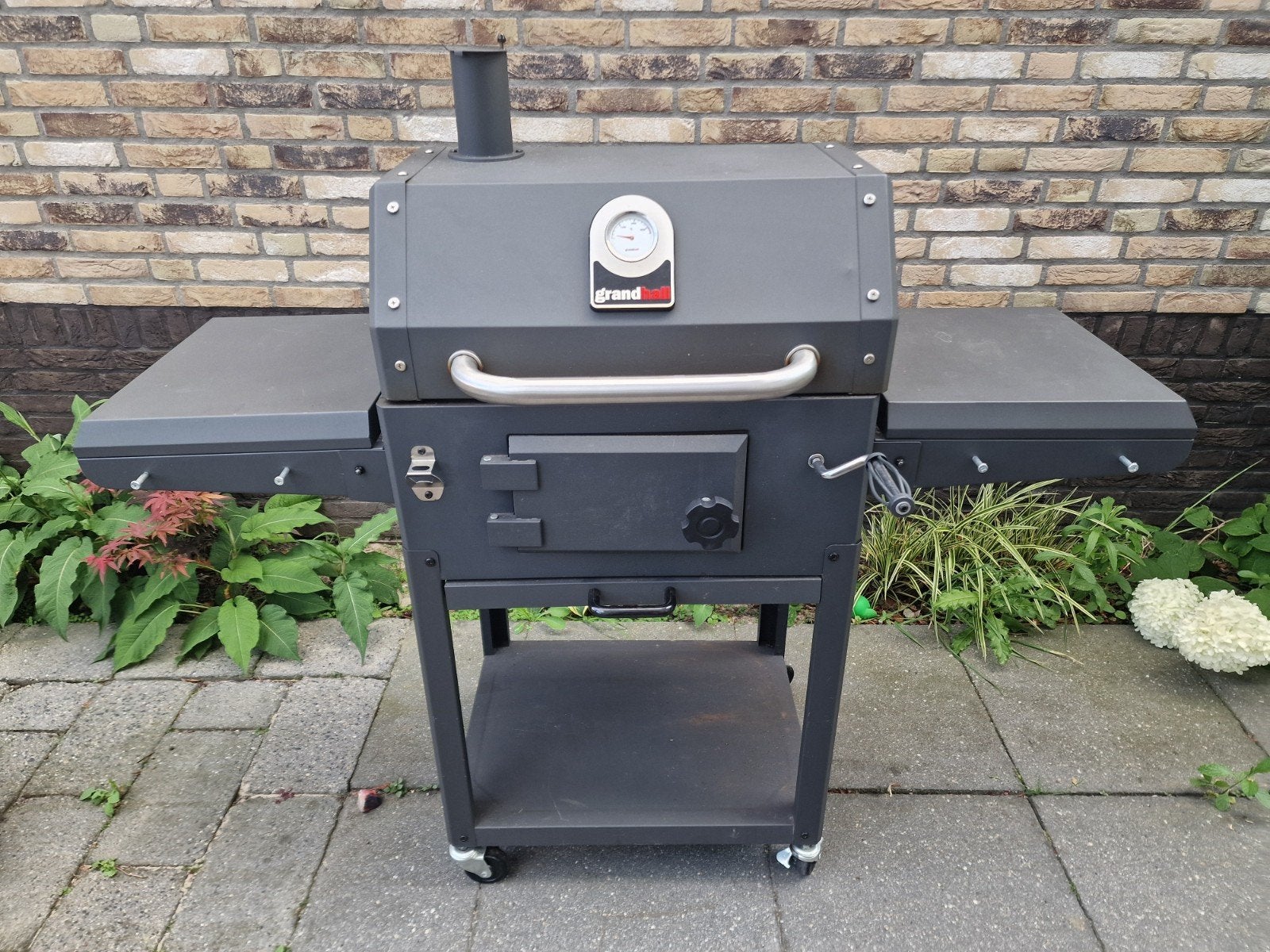 Grandhall Xenon Charcoal Grill BBQ houtskool incl hoes, Ophalen, Gebruikt, Grandhall Premium
