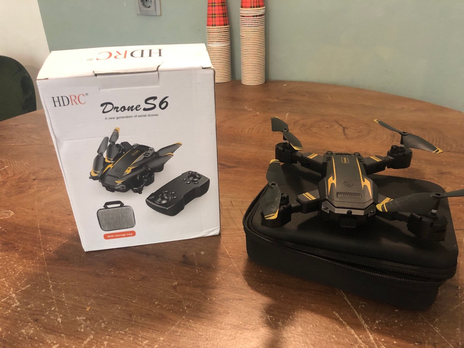 HGLRC Drone S6 met camera en afstandsbediening, Cameradrone, Overige merken, Minder dan 100 meter, Ophalen of Verzenden