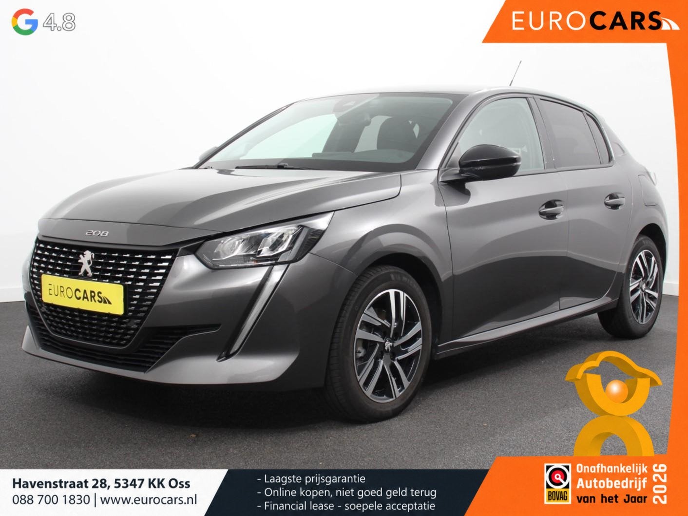 Peugeot 208 1.2 100pk Turbo Allure Pack Navigatie Camera Cli, Auto's, Voorwielaandrijving, 101 pk, Gebruikt, Euro 6