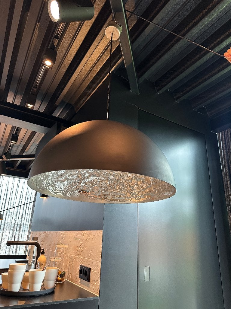 Catellani & Smith stchu moon 02 230V Ø 60 cm hanglampen 2x, Waterstad 23, Zo goed als nieuw, Metaal, High-end Lighting