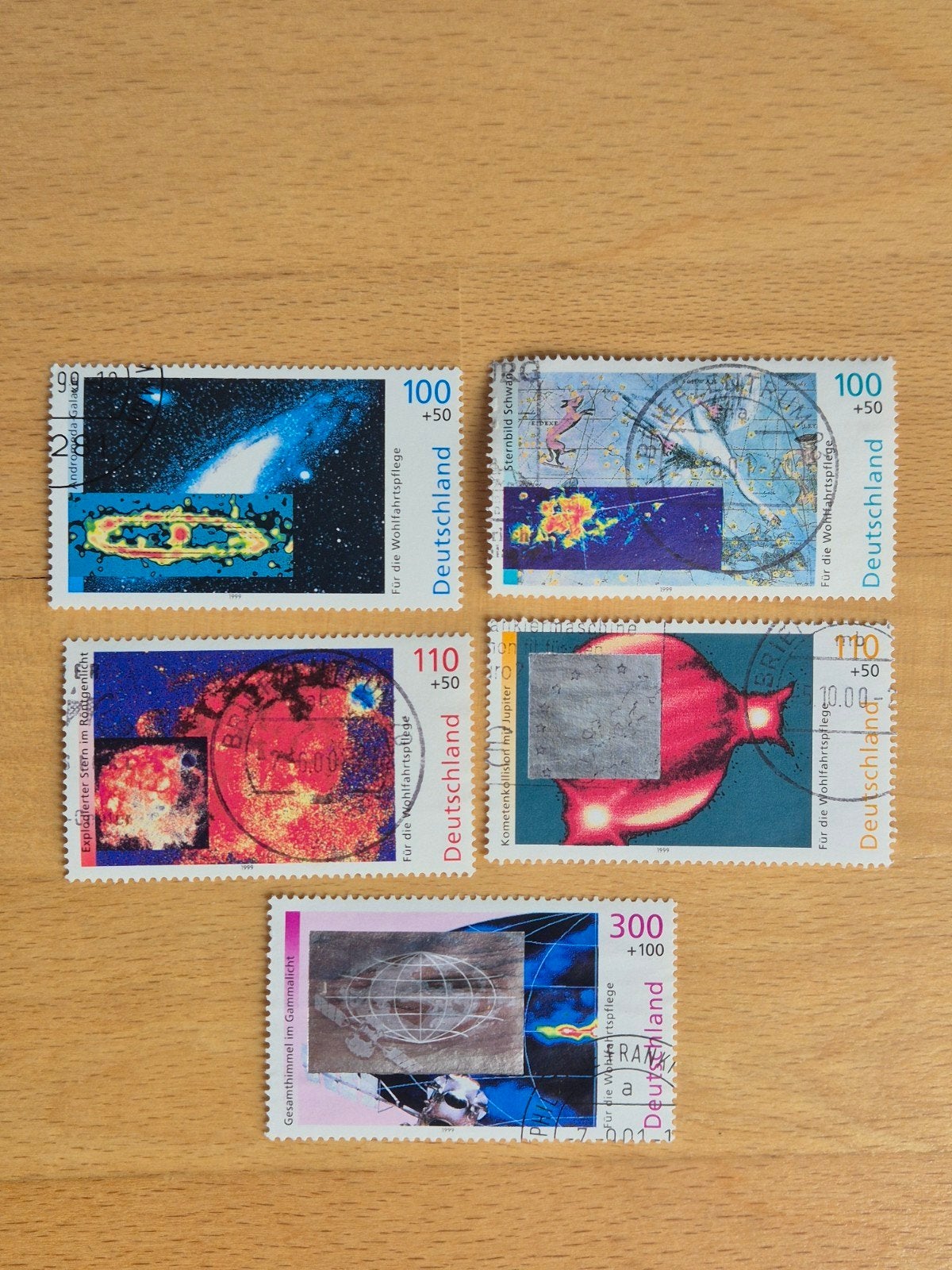 Duitsland 1999 ruimtevaart, Postzegels en Munten, Ophalen of Verzenden, BRD, Gestempeld