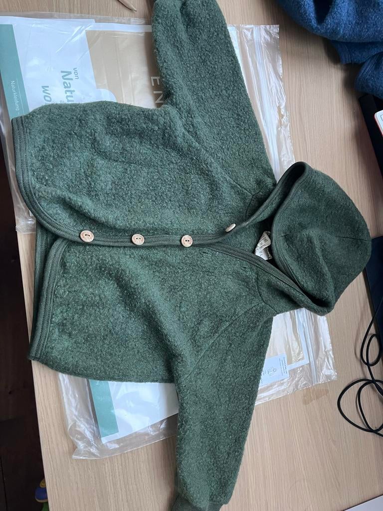 wollen Engel jasje groen, Ophalen of Verzenden, Zo goed als nieuw, Jongetje of Meisje, Jasje