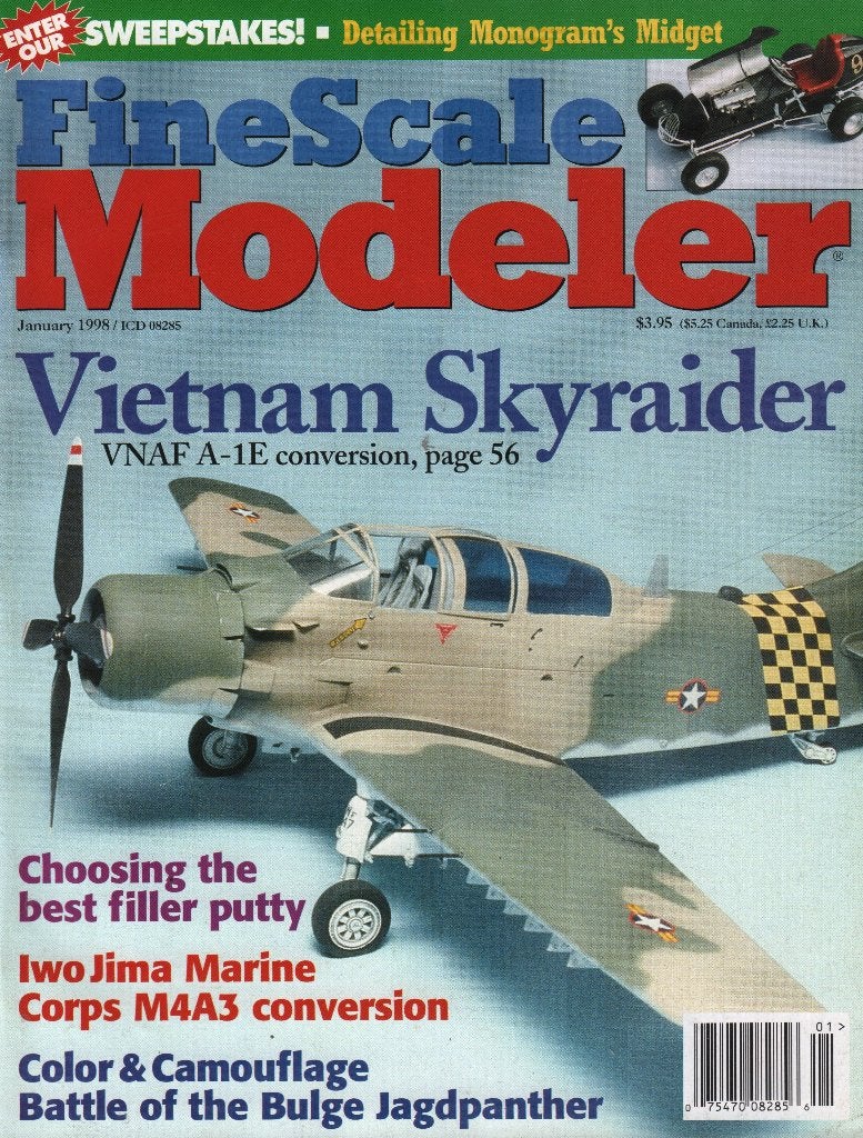 FineScale Modeler magazine Vol 16 No 1, Overige merken, Auto, 1:32 tot 1:50, Nieuw