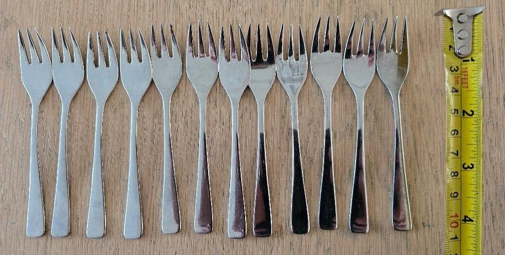 Vintage 12x Vorkjes klein Sola GZ Constance ca 10 cm, Ophalen of Verzenden