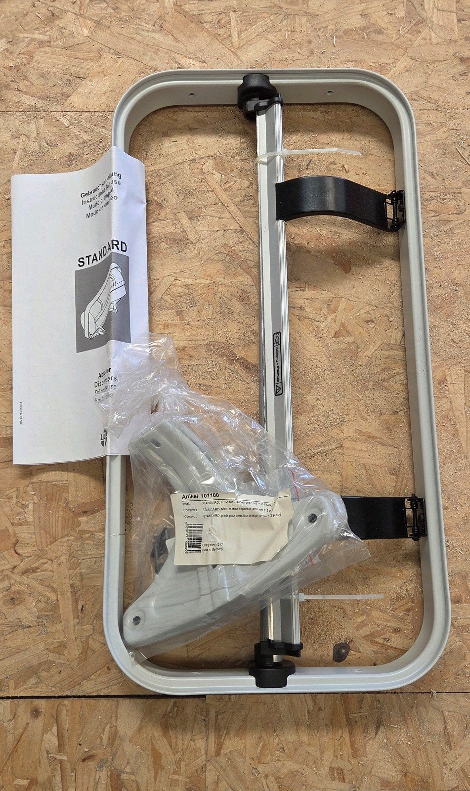Dispenser papierrolhouder tafelmodel voor 50cm rol nieuw, Ophalen of Verzenden, Nieuw