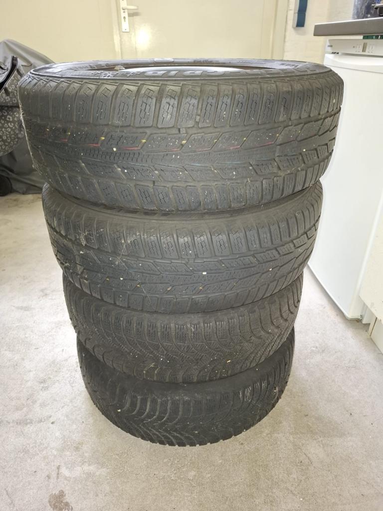 Winterbanden met velg 5-gats voor Ford C-Max, Ophalen, 15 inch, Banden en Velgen, Winterbanden
