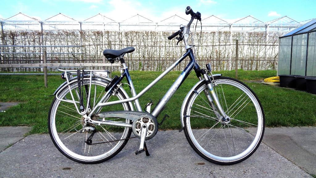 Giant Freerider lightseries damesfiets- 27 versn./50 fr/28 i, Ophalen, Gebruikt, Velgrem, Versnellingen