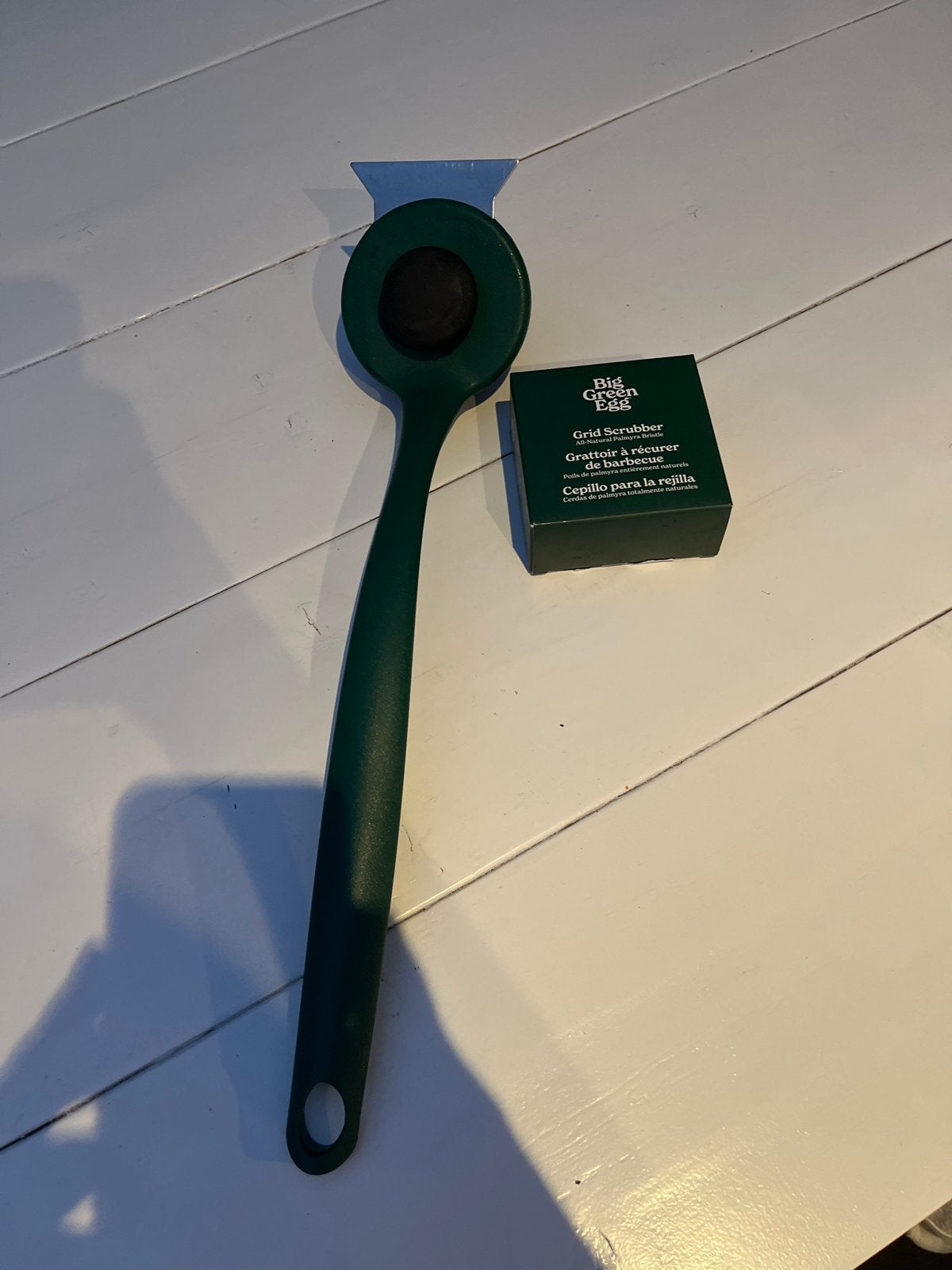 Big Green Egg Grid Scrubber inclusief nieuwe scrubber, Ophalen, Gebruikt
