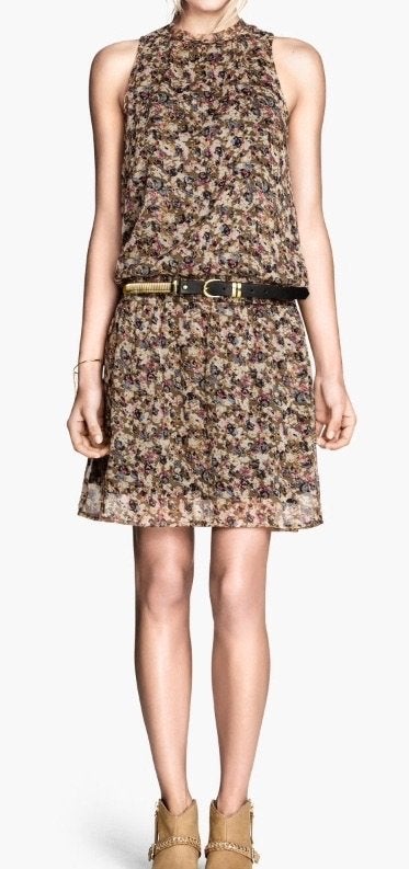 H&M gebloemd zomerjurkje NIEUW maat 36, H&M, Blauw, Nieuw, Ophalen of Verzenden