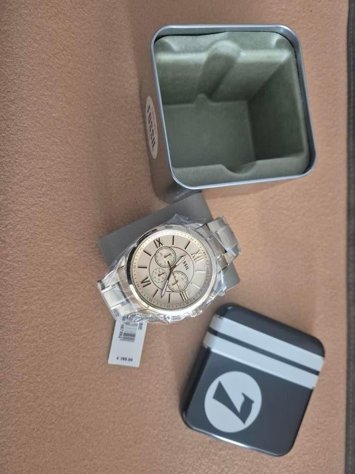 Fossil BQ1128IE Polshorloge - Staal, Overige merken, Staal, Staal, Polshorloge