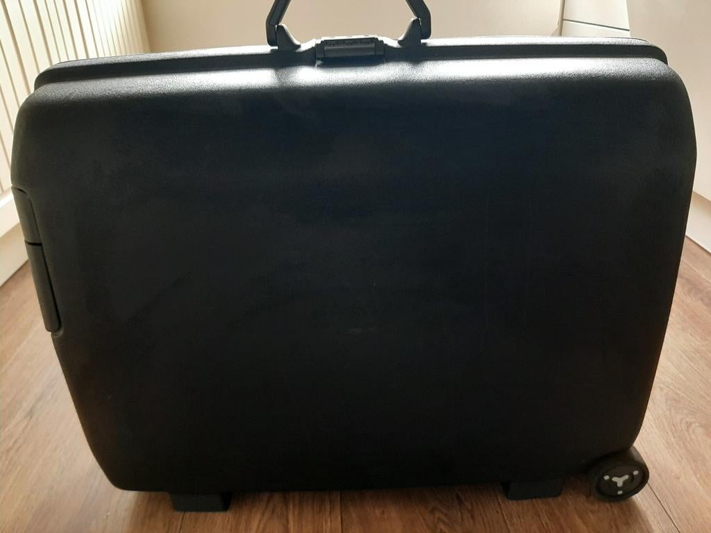 Te koop Samsonite koffer zwart, Gebruikt, Hard kunststof, 45 tot 55 cm, 70 cm of meer