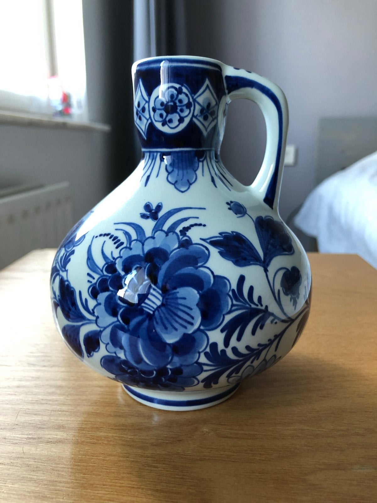Delfts Blauw Vaasje / Kan - De Porceleyne Fles, Ophalen of Verzenden