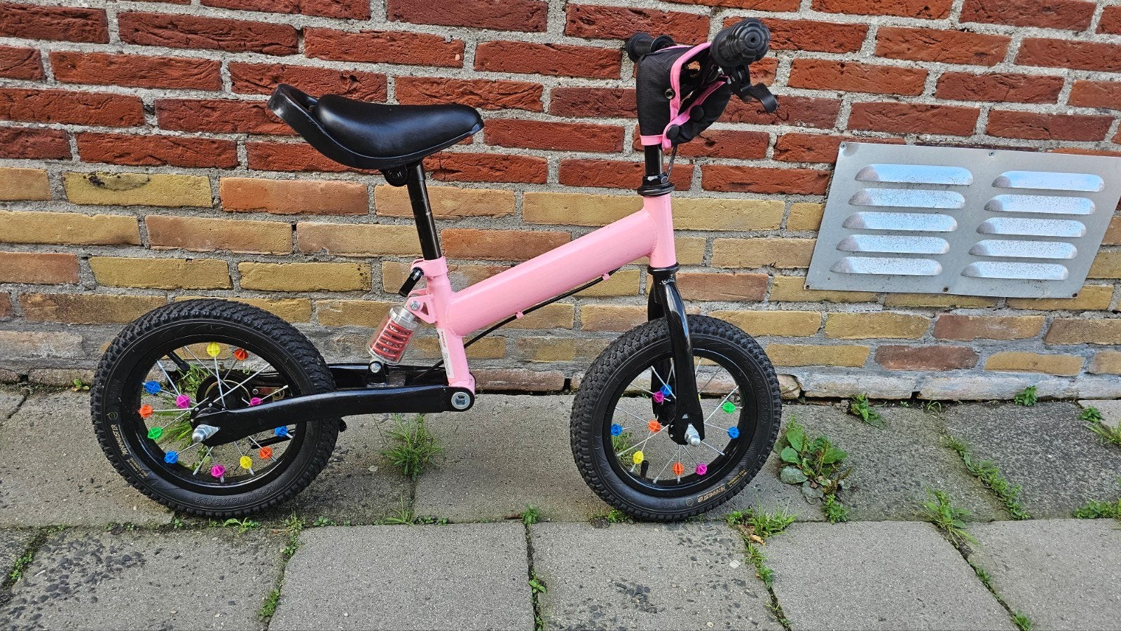 Rennmeister loopfiets staal, roze, 12 inch, Ophalen, Zo goed als nieuw, Minder dan 16 inch, Rennmeister
