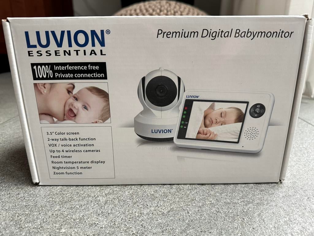 Luvion Premium Digital Baby monitor, Kinderen en Baby's, Babyfoons, Ophalen of Verzenden, Zo goed als nieuw, 250 meter of meer