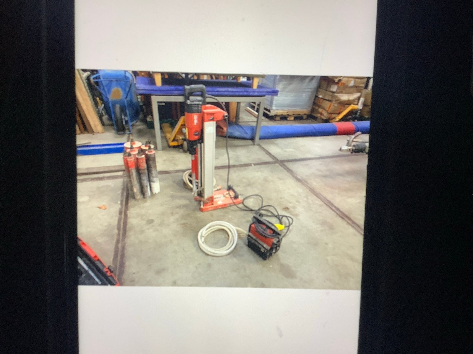 Hilti DD 130  Boormachine met accessoires, Doe-het-zelf en Verbouw, Ophalen, Nieuw, 600 watt of meer, Boormachine