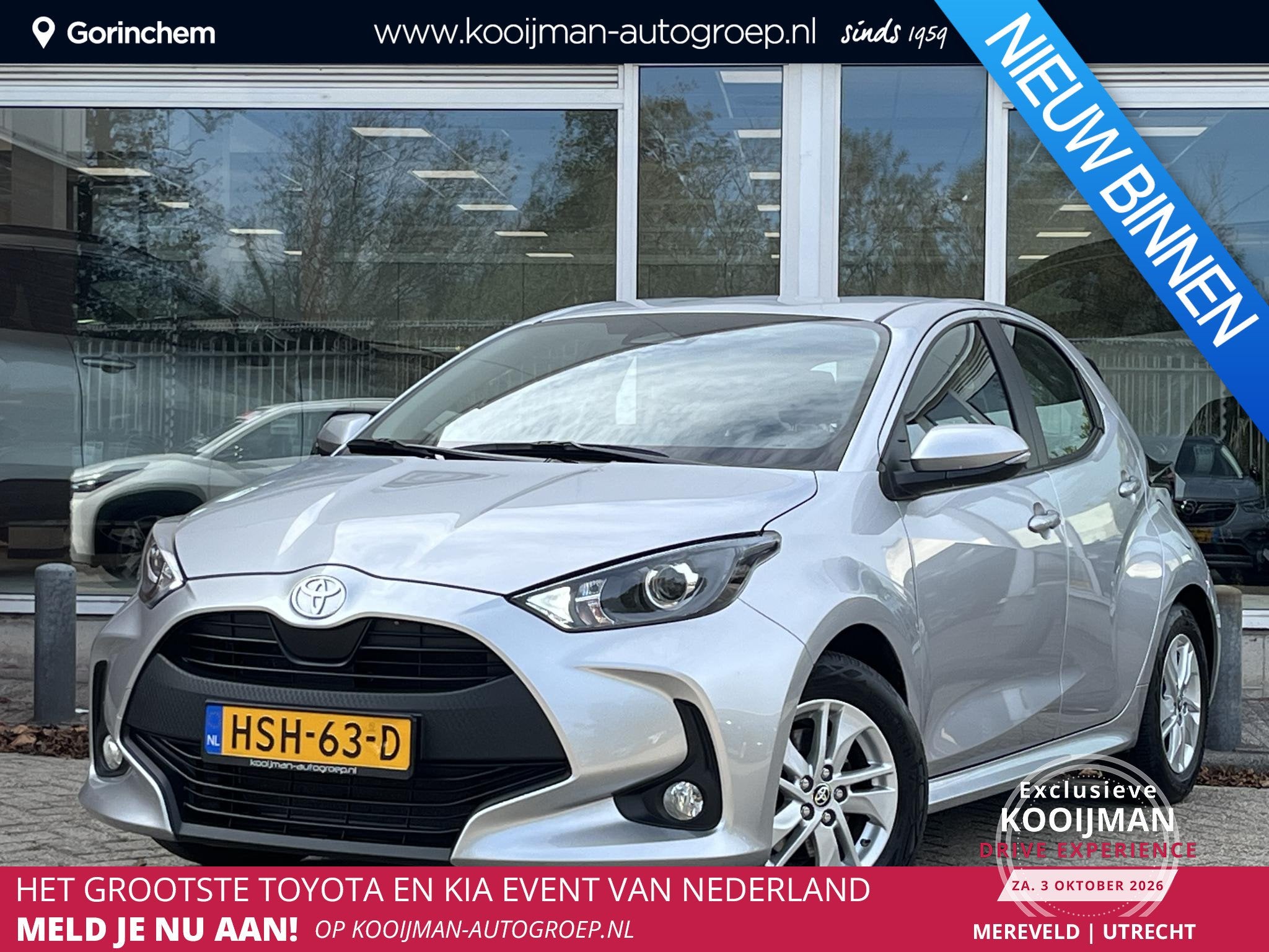 Toyota Yaris 1.5 Hybrid 115 Active l nette auto !, Gebruikt, Bedrijf, Hybride Elektrisch/Benzine, 3 cilinders