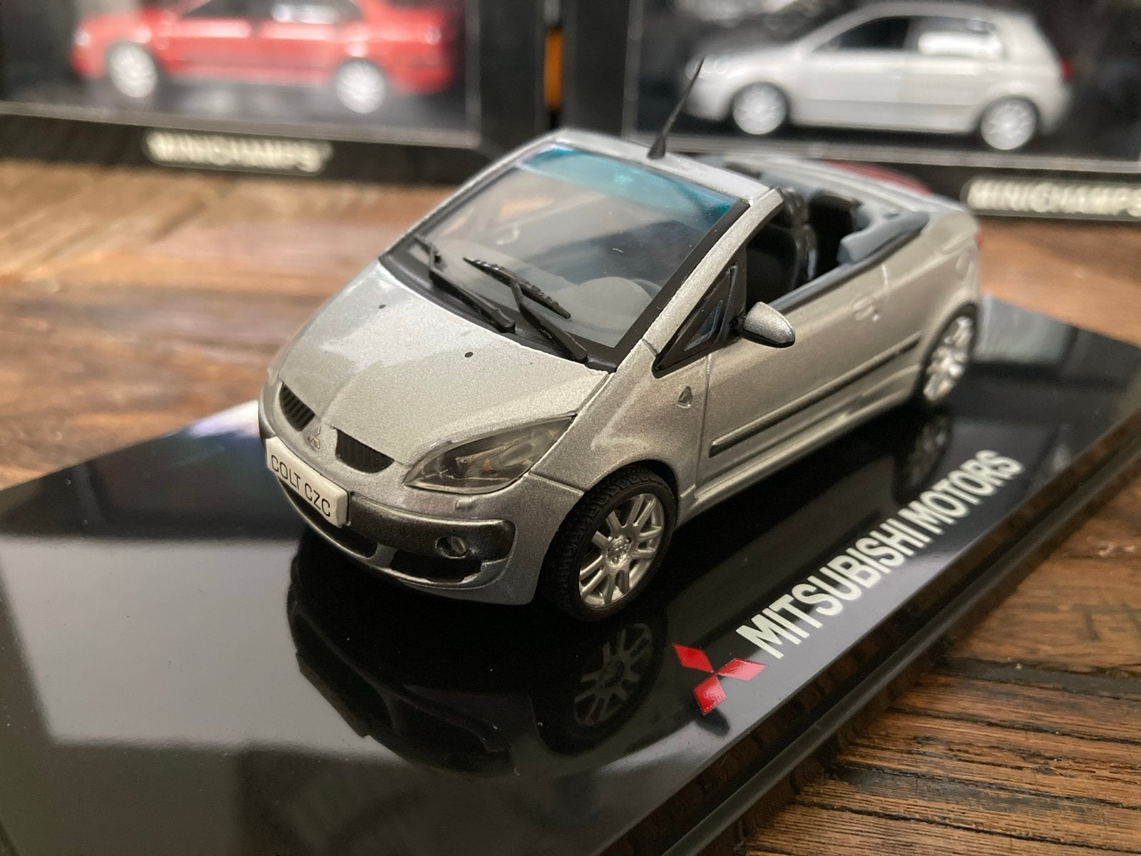 Mitsubishi Colt CZC Sun Star 1/43 Zilvergrijs Nieuw, Ophalen of Verzenden, Nieuw, Auto, Overige merken