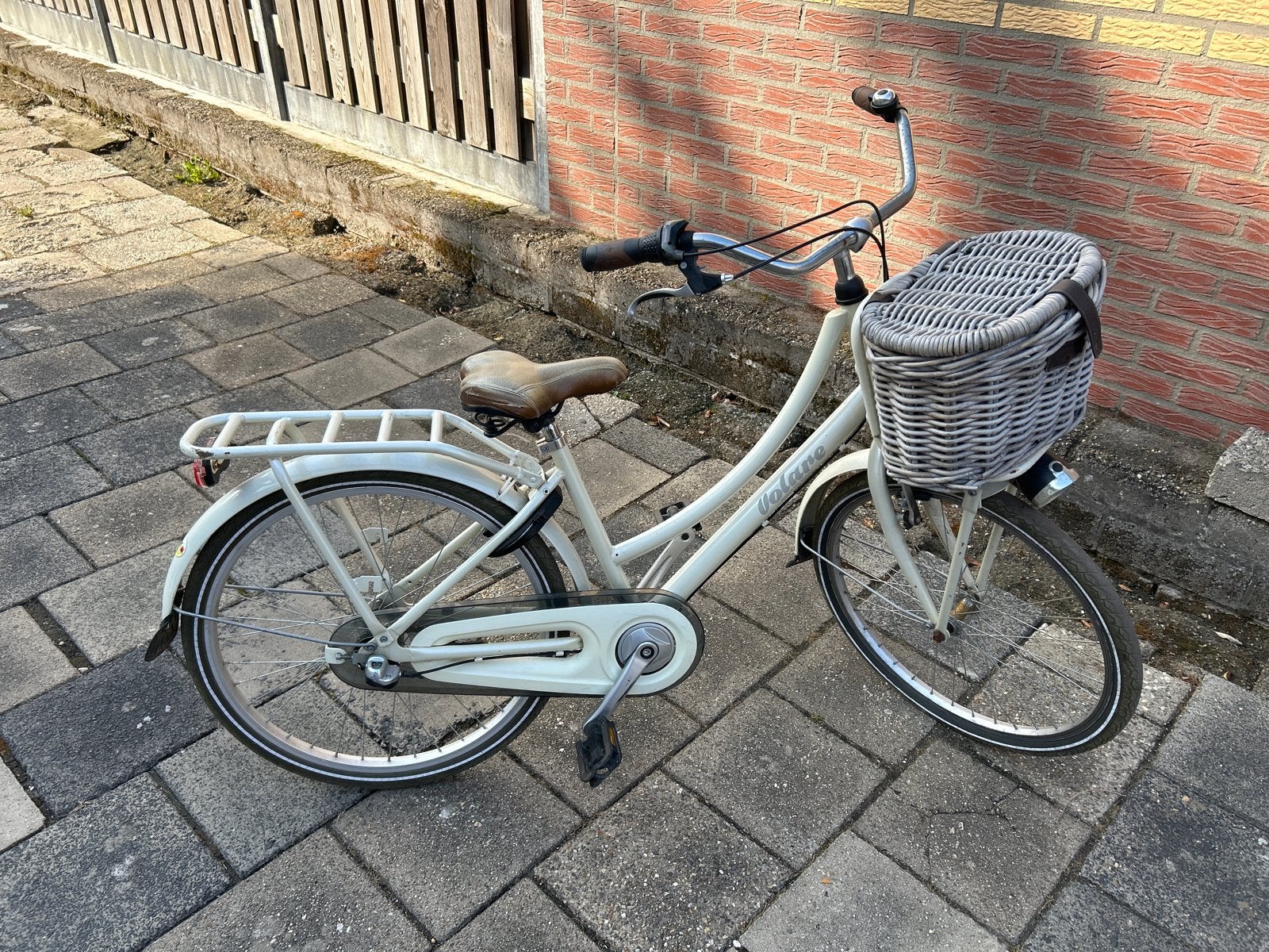 Volare fiets met mandje en lage instap, Ophalen, Gebruikt, 24 inch, Versnellingen