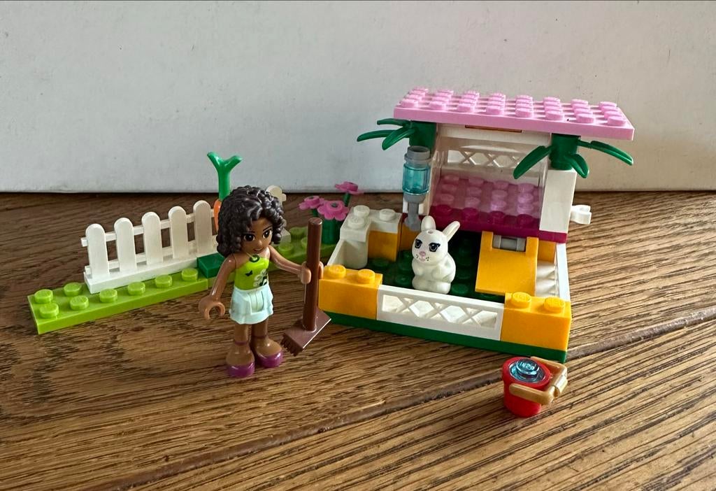 LEGO Friends 3938 Andrea’s konijnenhok - Compleet, Ophalen, Gebruikt, Lego, Compleet