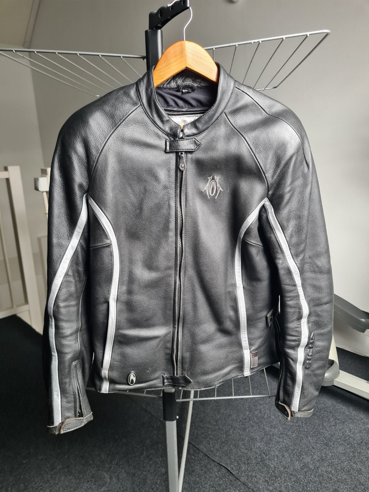 Leren motorjas dames, van Richa, Motoren, Kleding | Motorkleding, Ophalen of Verzenden, Tweedehands, Dames, Jas | leer