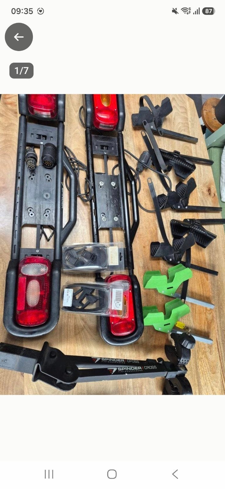 Onderdelen Spinder fietsendrager IZGS!! Cross Hawk Colibri!!, Auto diversen, Fietsendragers, Gebruikt, Elektrische fiets, Ophalen of Verzenden