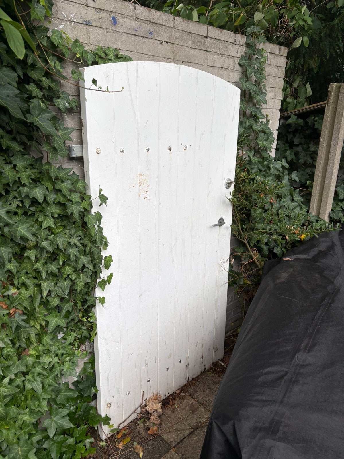 Poort deur, Minder dan 100 cm, Ophalen of Verzenden, Zo goed als nieuw, Draaipoort