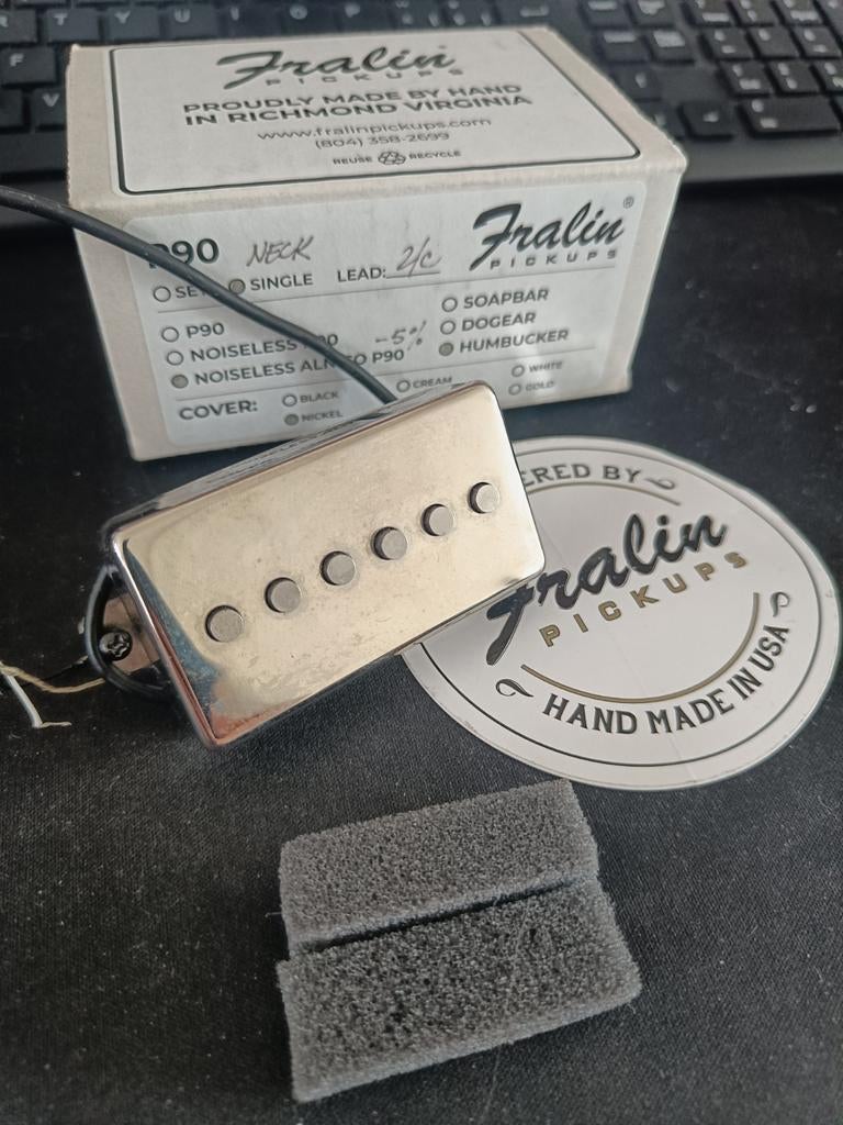 Fralin Noiseless p90 neck humbucker size, Muziek en Instrumenten, Verzenden, Gebruikt, Elektrische gitaar