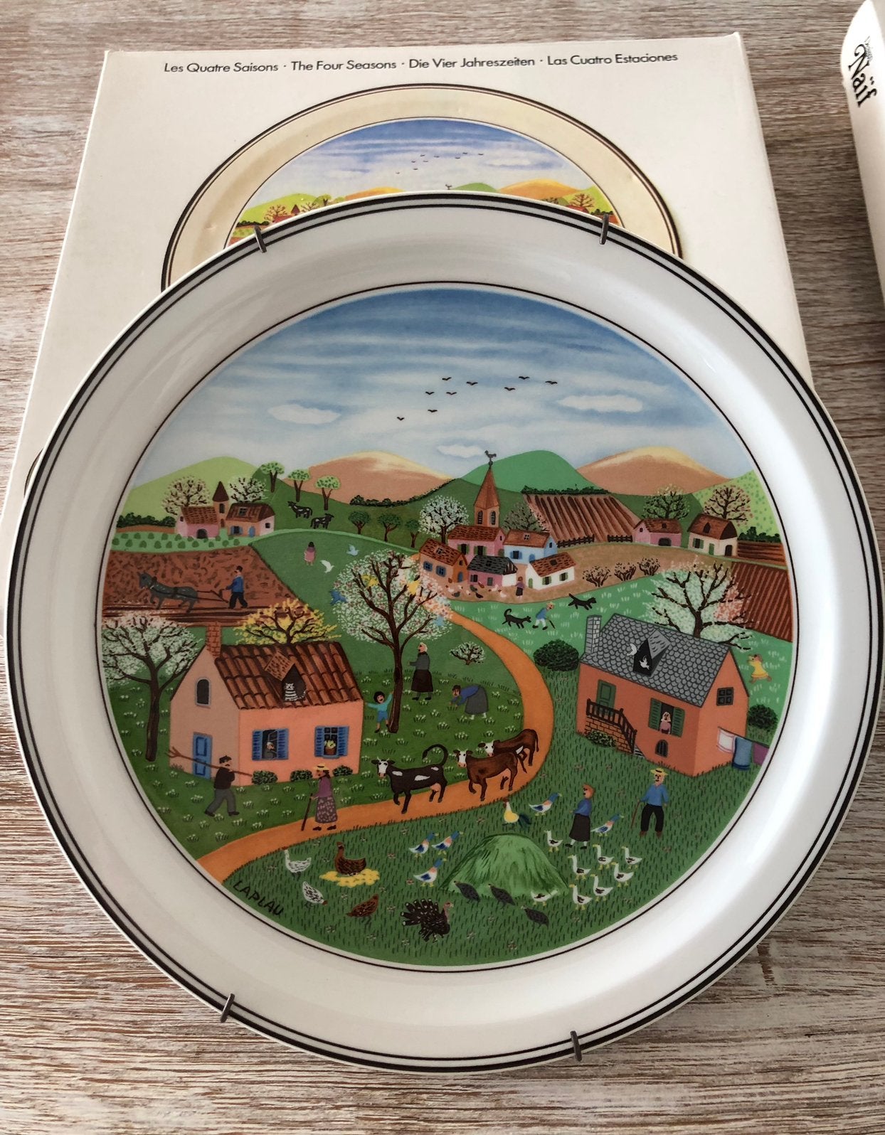 Villeroy&Boch naïf vier seizoenen wandborden, Ophalen