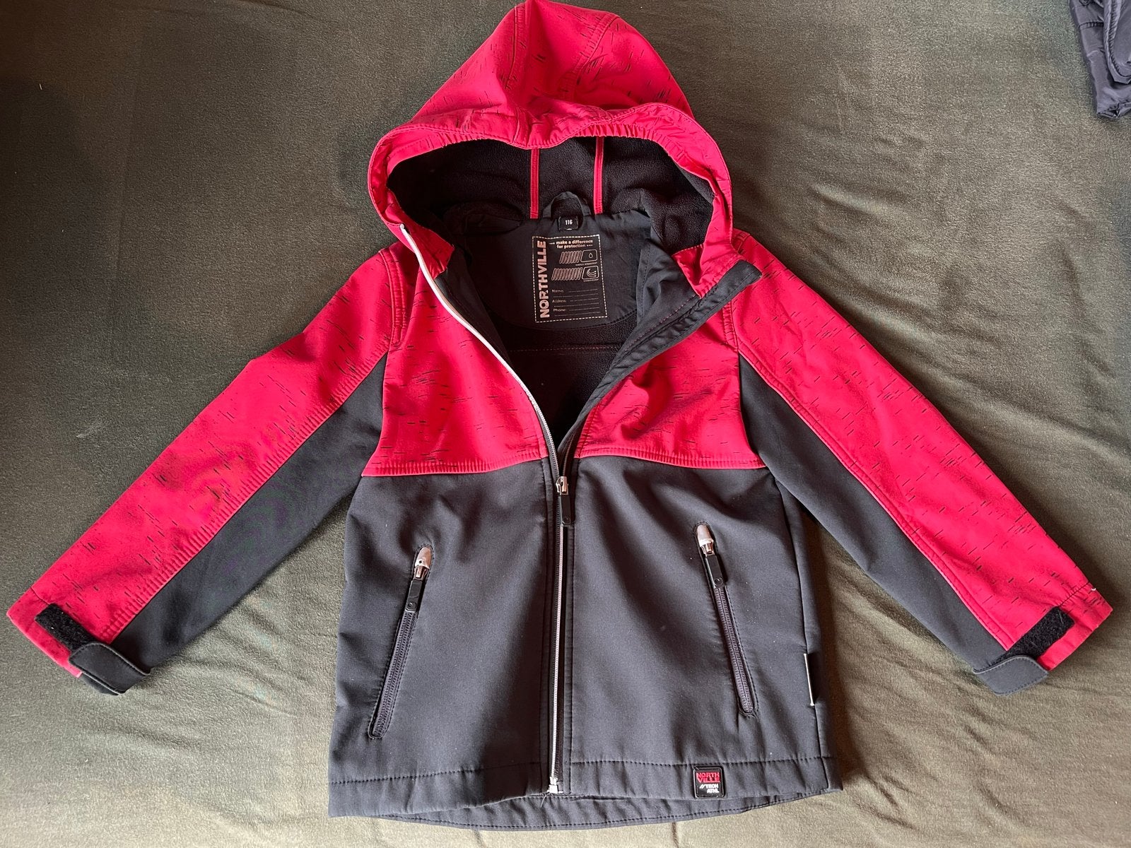 Northville Softshell Jas - Maat 116, Ophalen of Verzenden, Gebruikt, Jongen of Meisje, Jas