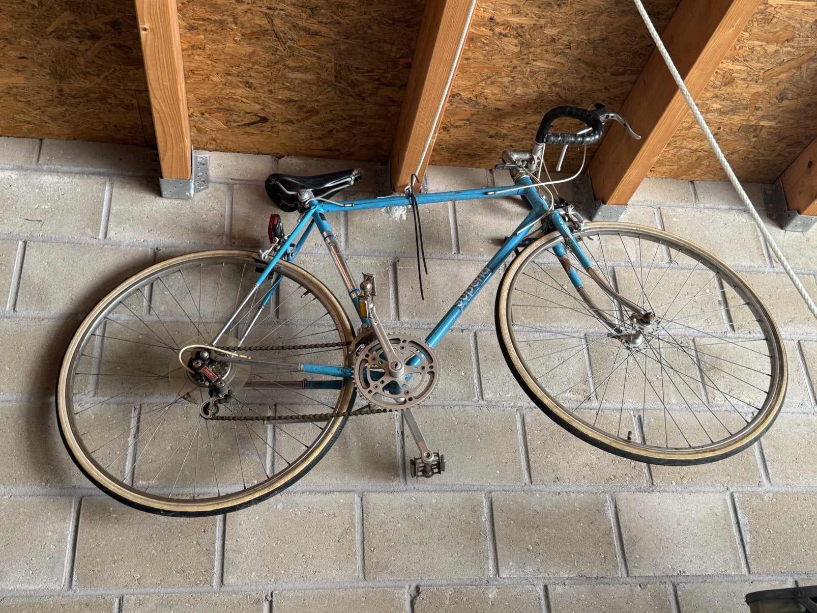 Vintage wielrenfiets ren fiets nostalgie, Ophalen of Verzenden, Zo goed als nieuw