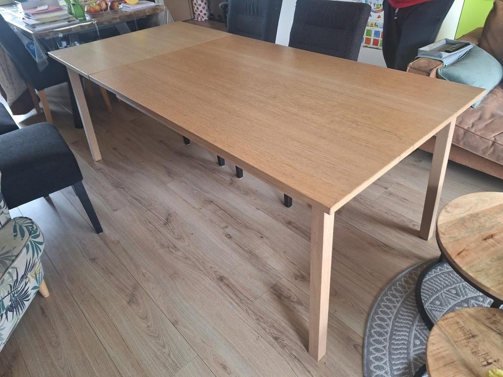Eettafel uitschuifbaar 4-6p. TRANETORP IKEA, Ophalen, Gebruikt, Modern, functioneel, 50 tot 100 cm