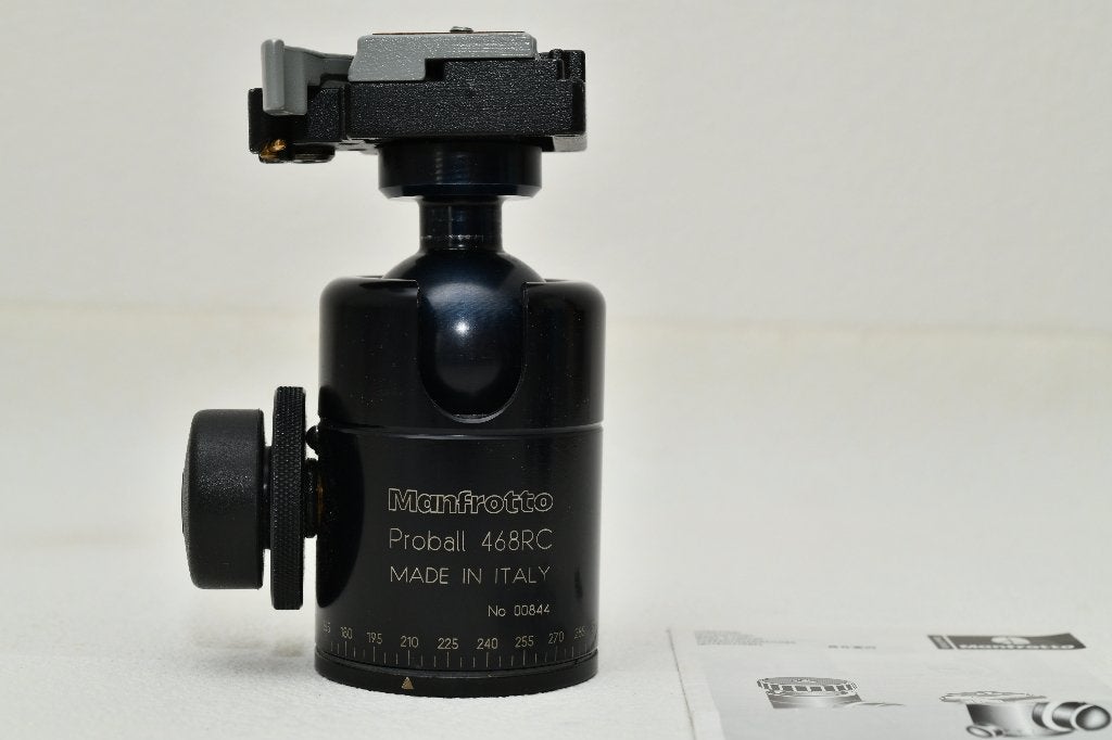 MANFROTTO 468RC BALHOOFD, 125 cm of minder, Snelkoppelingsplaat, Balhoofd, Ophalen of Verzenden