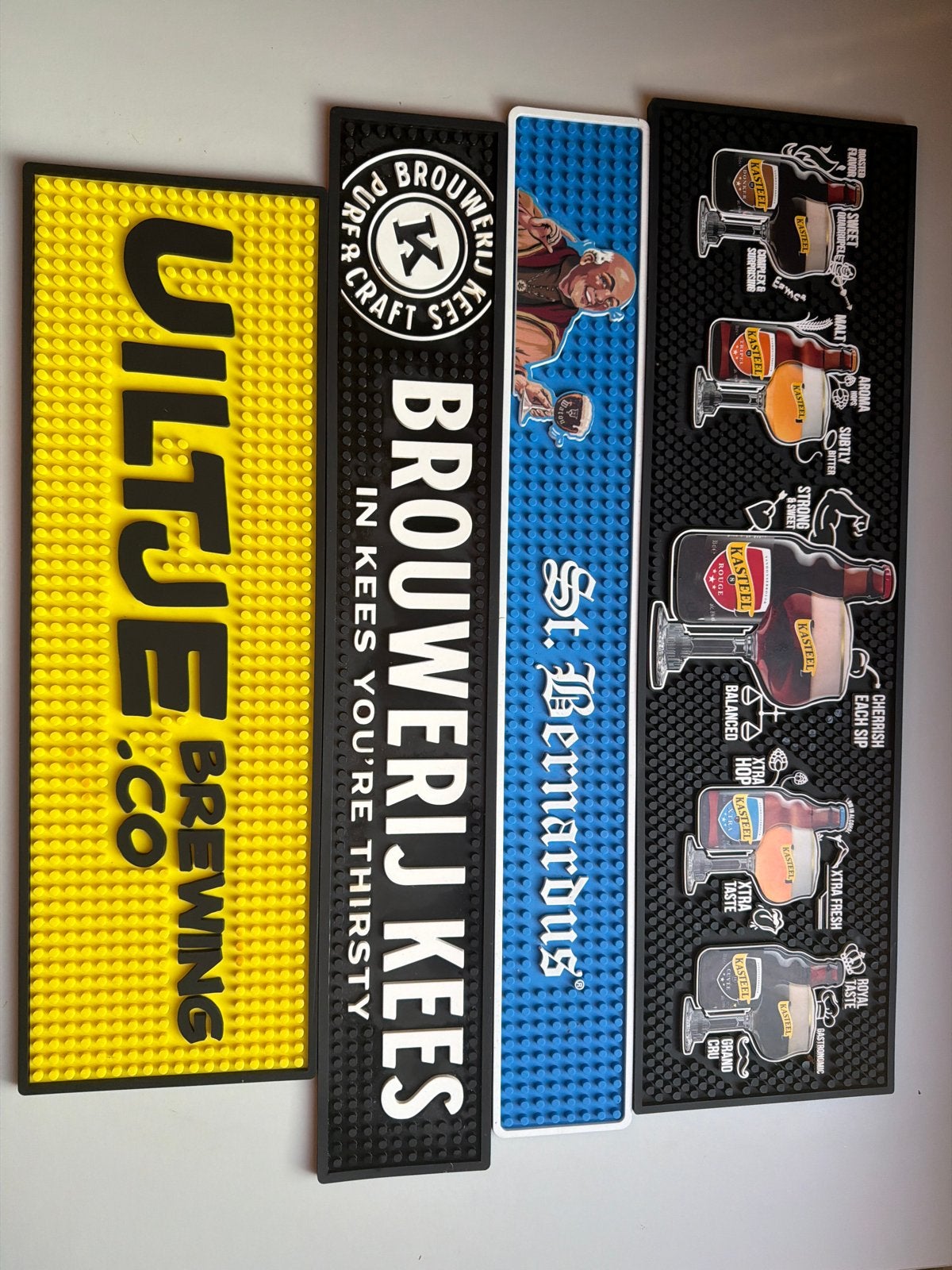 Barmatten van Uiltje, Brouwerij Kees, St. Bernardus, Kasteel, Ophalen, Zo goed als nieuw, Overige typen, Overige merken