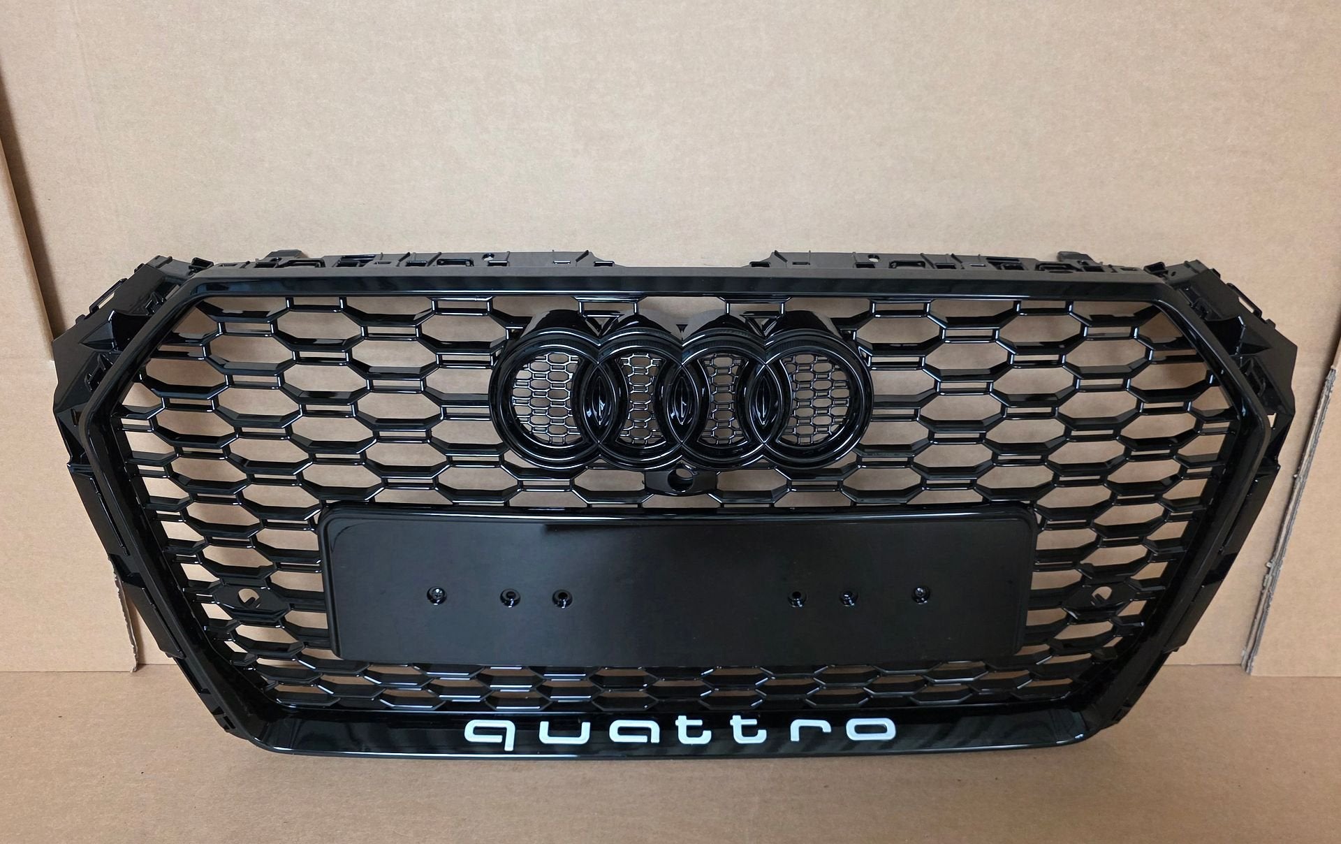 Grill Audi A4 B9 8W RS4 Look Black Grille bj.2015-2019 NIEUW, Auto-onderdelen, -, Voor, Nieuw, Ophalen of Verzenden