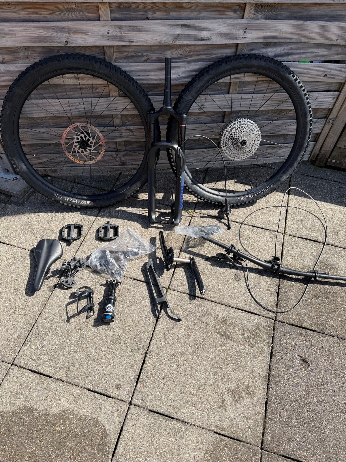 Trek Fuel EX Onderdelen: Voorvork, Wielen, Demper, etc., Gebruikt, Ophalen of Verzenden, Voorvork, Aluminium