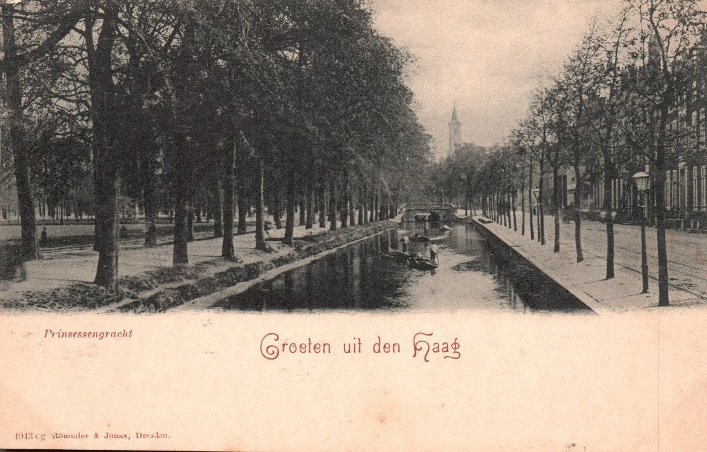 Den Haag, Prinssessengracht (Rond 1900) 131639, Verzamelen, Ophalen of Verzenden, Voor 1920, Ongelopen, Zuid-Holland