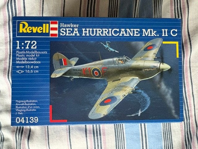 Bouwdoos 1:72 Revell 04139 Sea Hurricane Mk2C, 1:72 tot 1:144, Revell, Nieuw, Ophalen of Verzenden