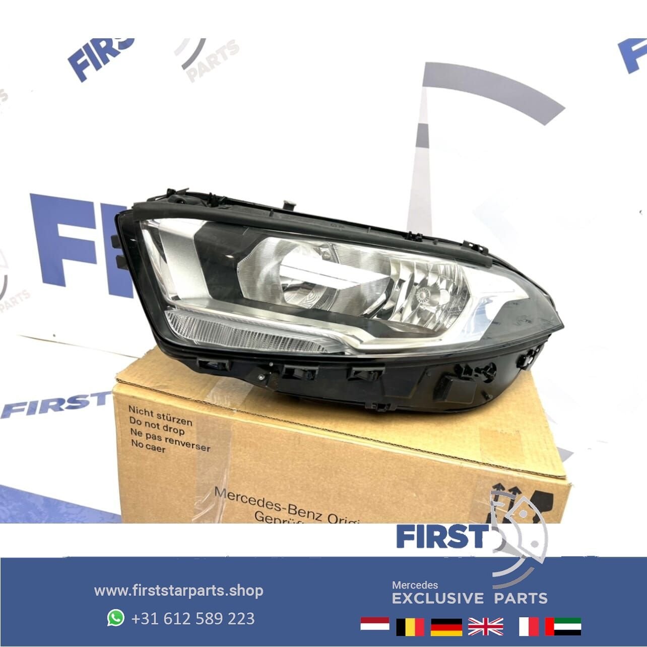 W177 A Klasse HALOGEEN KOPLAMP LINKS (GEEN LED) 2018-2022 OR, Gebruikt, -, Ophalen of Verzenden, -