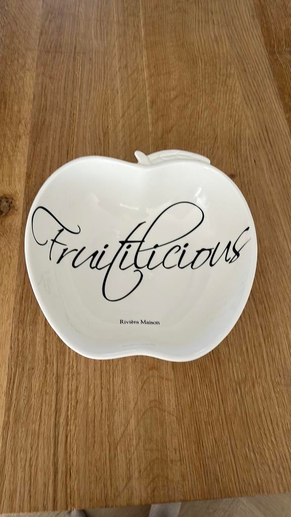 Riviera Maison fruitschaal, Ophalen, Zo goed als nieuw, Rond, Glas