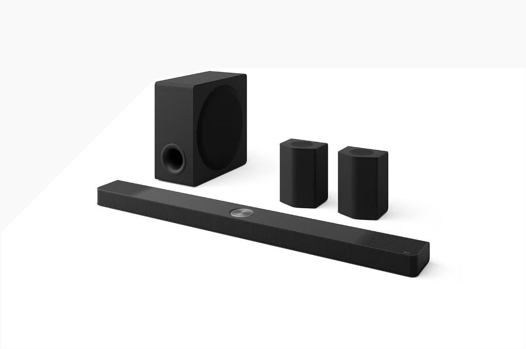 LG DS95TR 9.1.5 Dolby Atmos Soundbar Set - Nieuwstaat, Soundbar, Blu-ray-speler, 70 watt of meer, Zo goed als nieuw