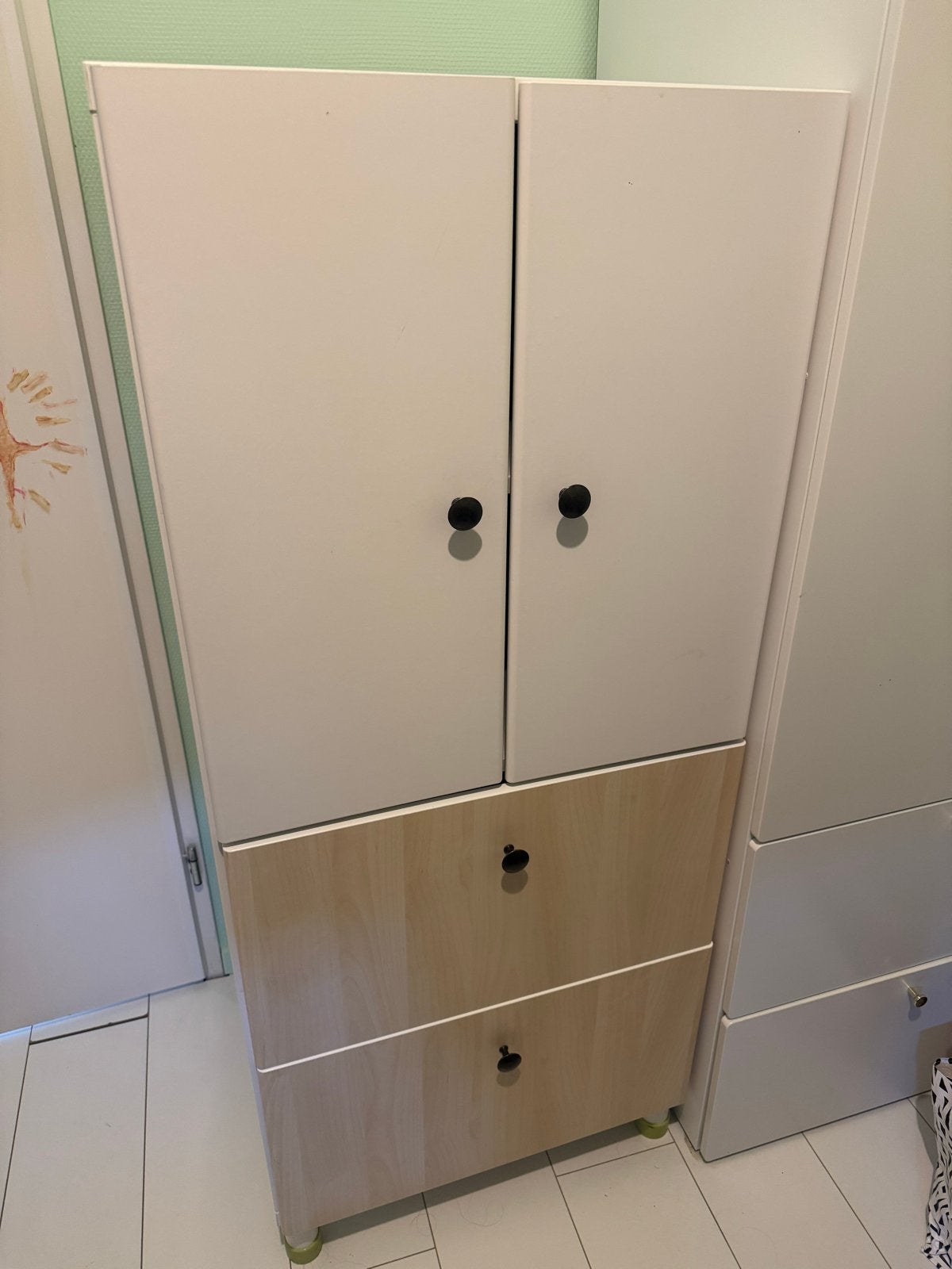 IKEA kast met deuren en lades – Zo goed als nieuw, Ophalen, 50 tot 100 cm, Zo goed als nieuw, Met lade(s)
