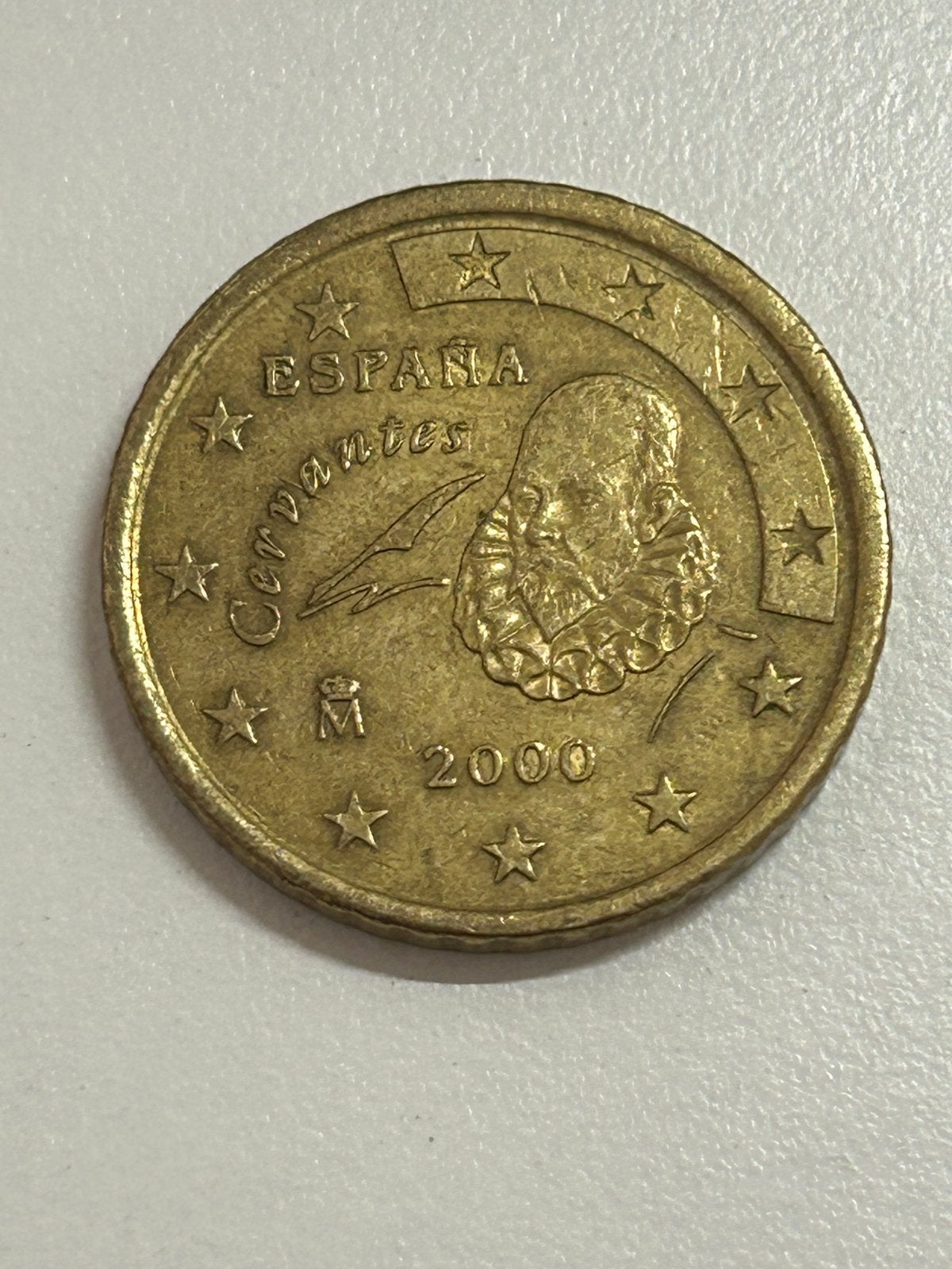 Zeldzame Spaanse 50 eurocent munt 2000 - Cervantes, Ophalen of Verzenden, Spanje, 50 cent, Losse munt