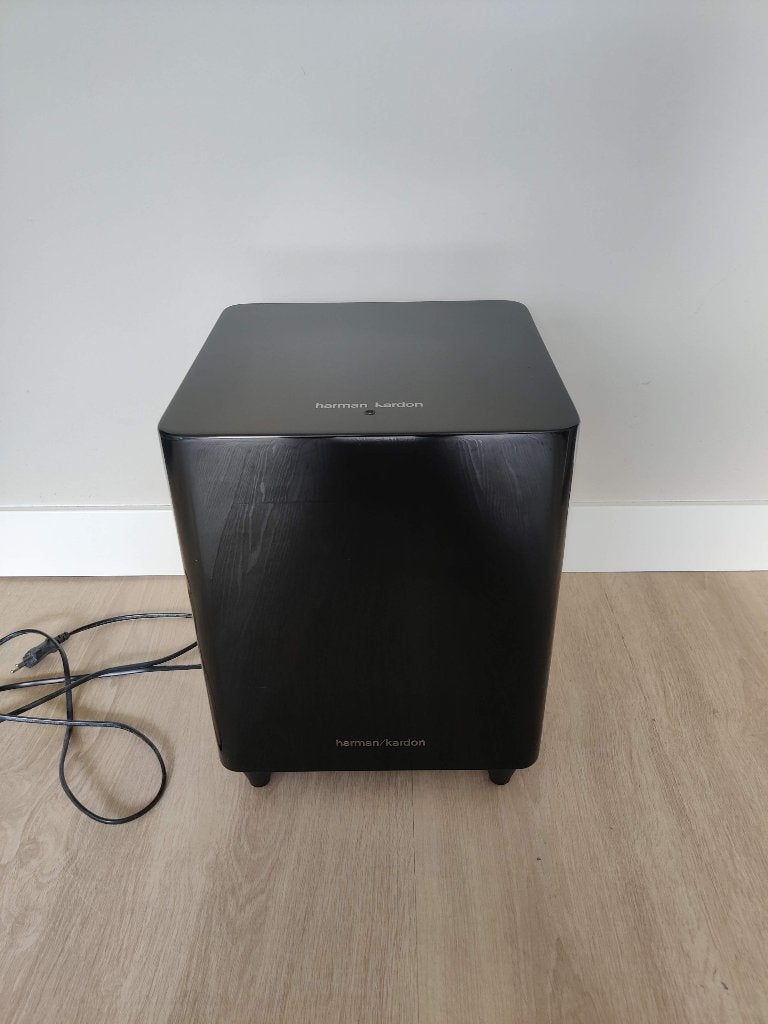 Harman Kardon HKTS200SUB Subwoofer, Gebruikt, Subwoofer, Geschikt voor surround/home cinema, Harman Kardon