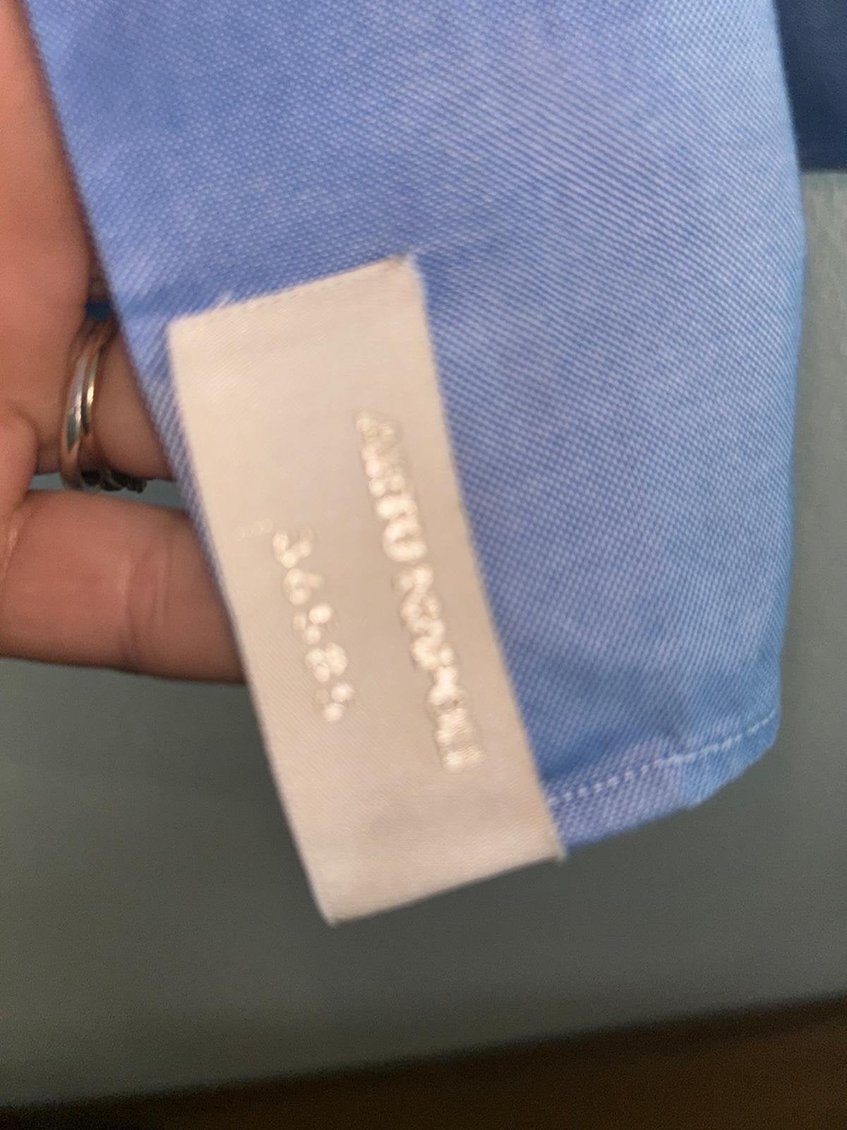 Artu Napoli Heren overhemd - Blauw - Maat 41, Ophalen of Verzenden, Zo goed als nieuw, Blauw, Halswijdte 41/42 (L)