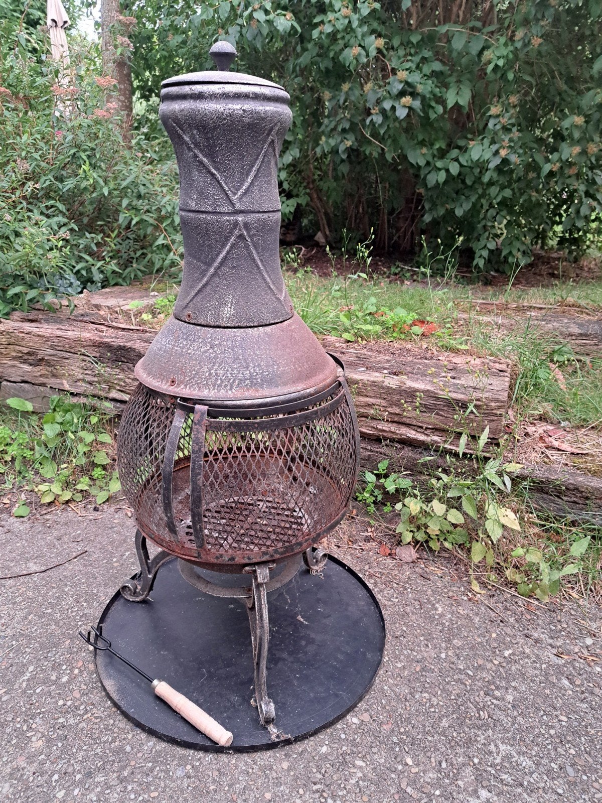 Tuinhaard, terrashaard- Gebruikt, Nette Staat, Ophalen, Gebruikt