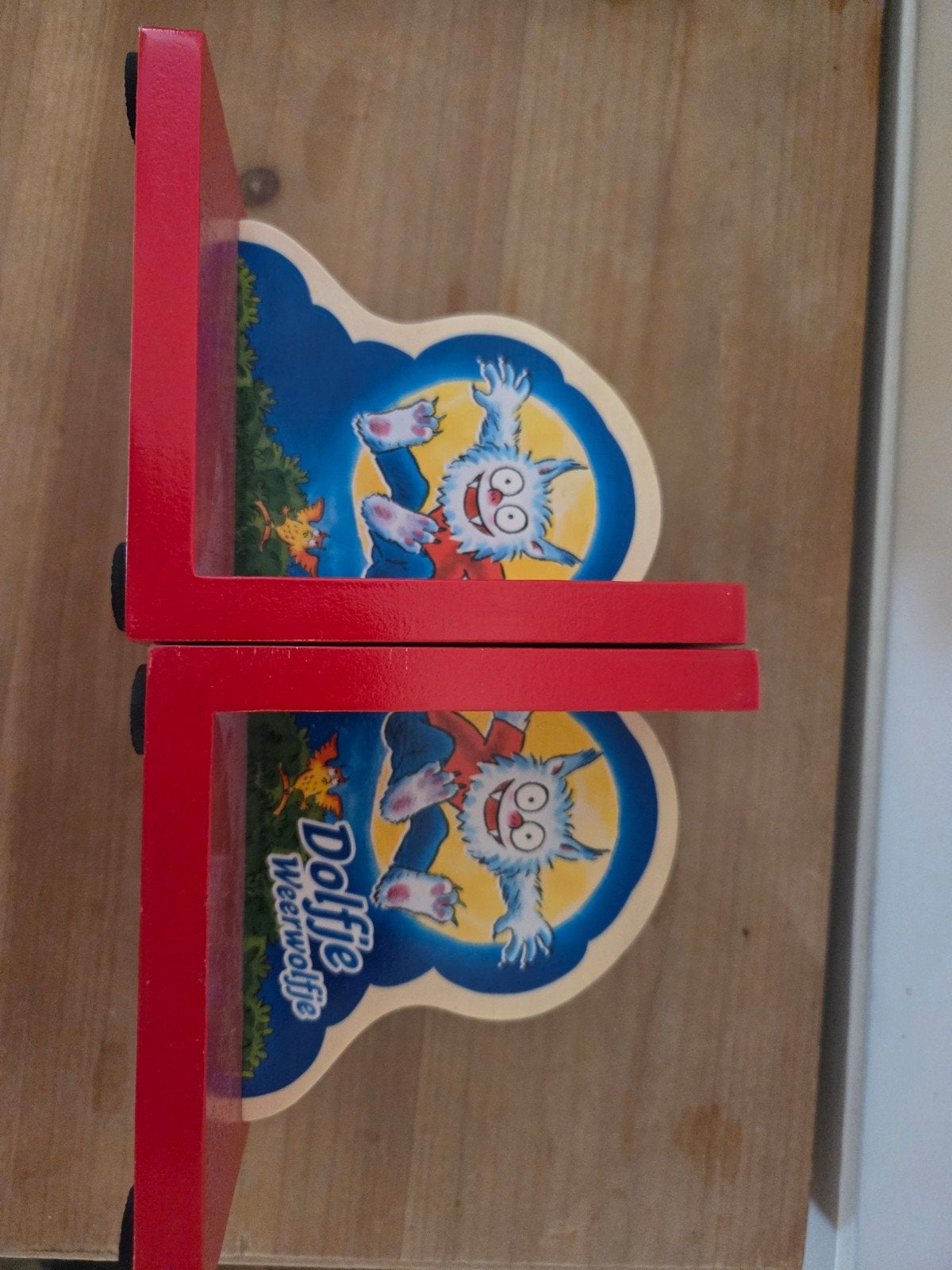 Boekensteunen Dolfje Weerwolfje - Set van 2, Ophalen of Verzenden, Zo goed als nieuw