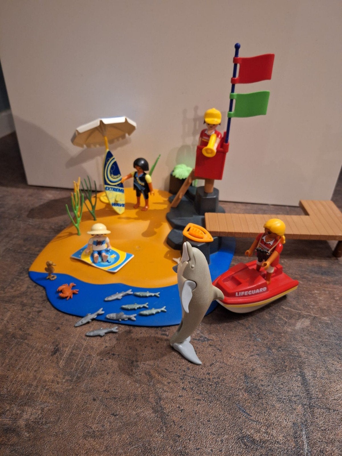 Playmobil Lifeguard Strand 3664, Ophalen of Verzenden, Zo goed als nieuw, Complete set