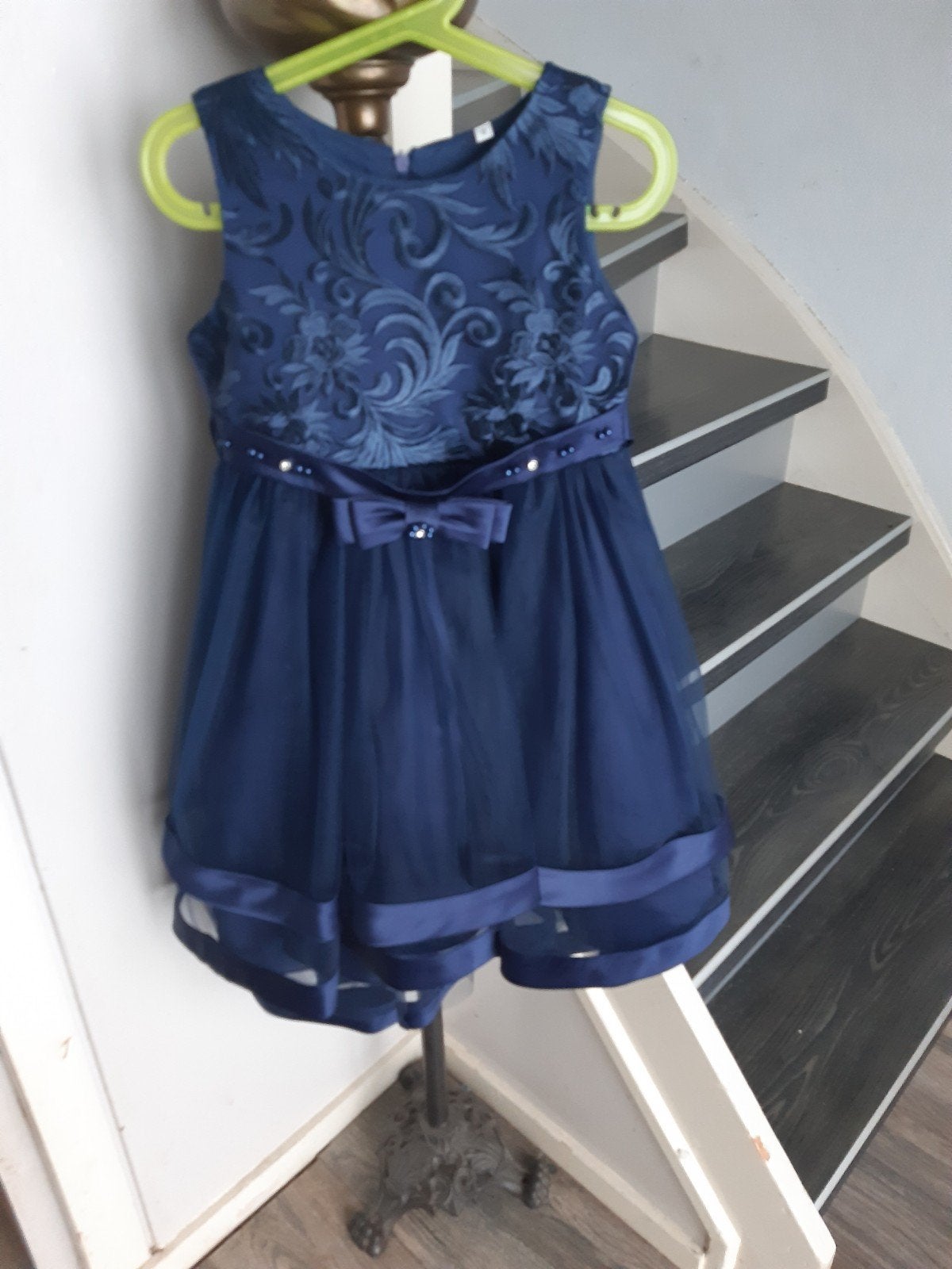 bruids/feestjurkjes  blauw, Ophalen of Verzenden, Nieuw, Meisje, Jurk of Rok