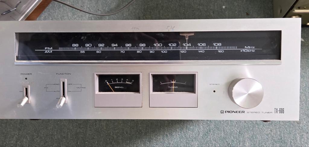 Pioneer TX-606 Stereo Tuner - Vintage Audio, Audio, Tv en Foto, Tuners, Ophalen, Gebruikt, Analoog