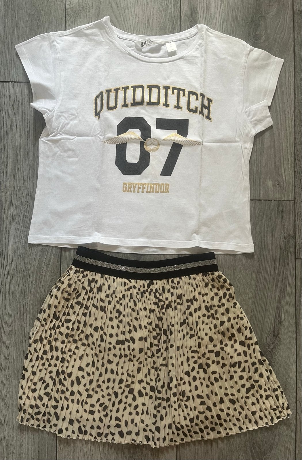 Rok Jill & Mitch en H&M shirt maat 158/164, Ophalen of Verzenden, Zo goed als nieuw, Meisje